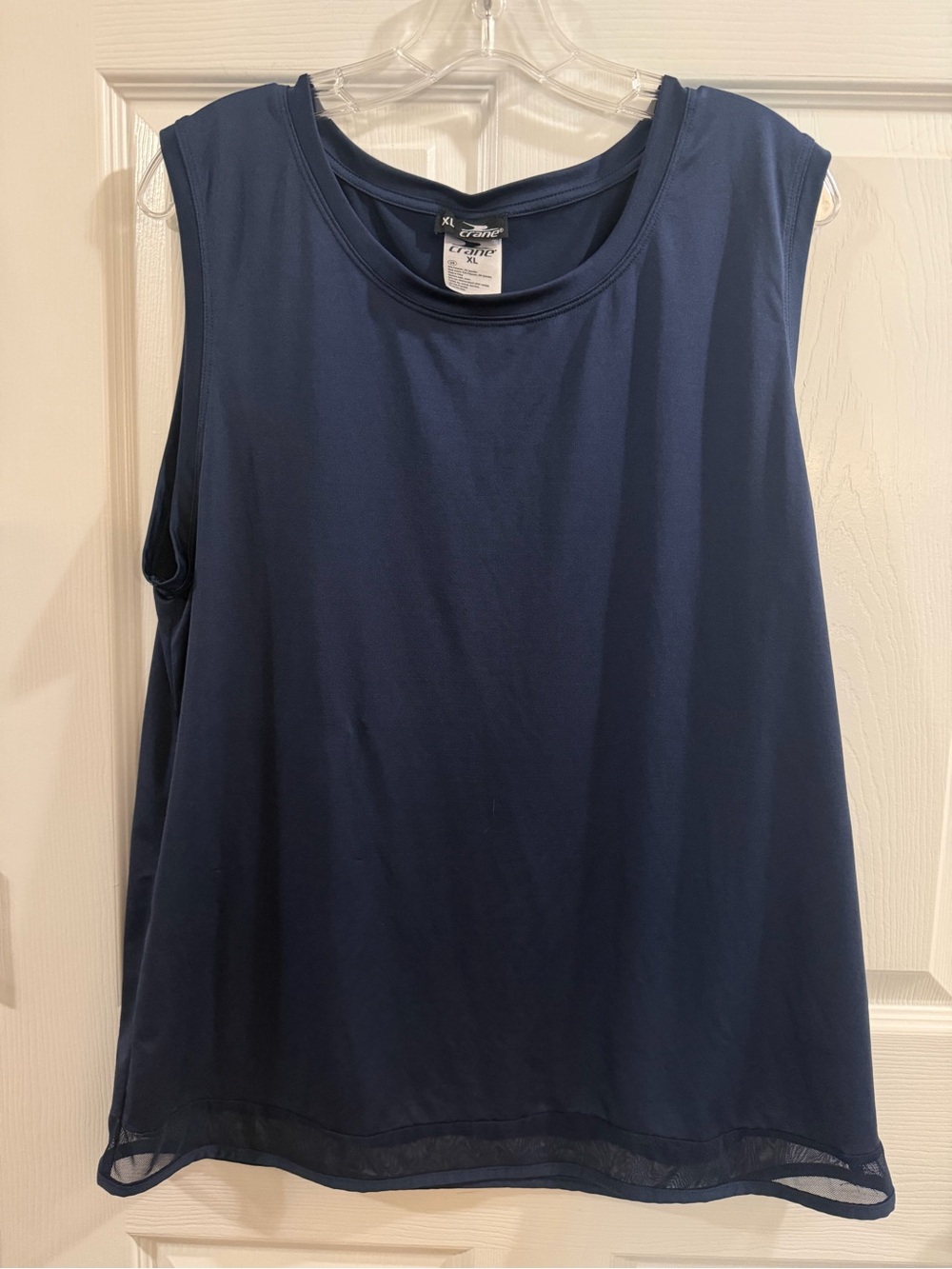 Crane XL Navy Blue Sleeveless Athletic Top
